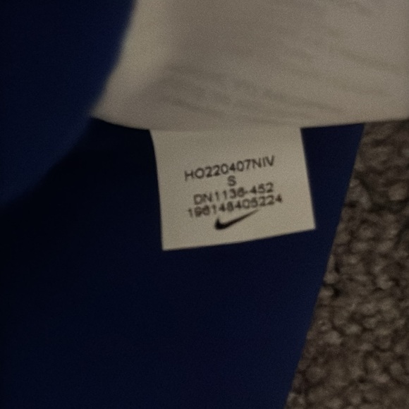 NWT Men's Nike States Hoodie, Blue, S DN1136-452 - Picture 8 of 8